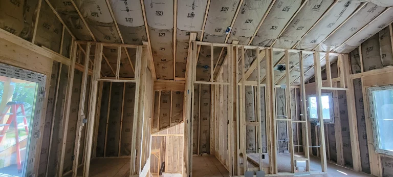 New Construction Insulation Installation