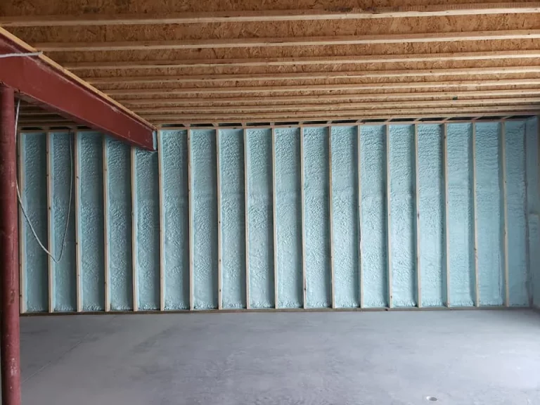 Spray Foam Wall Insulation Application