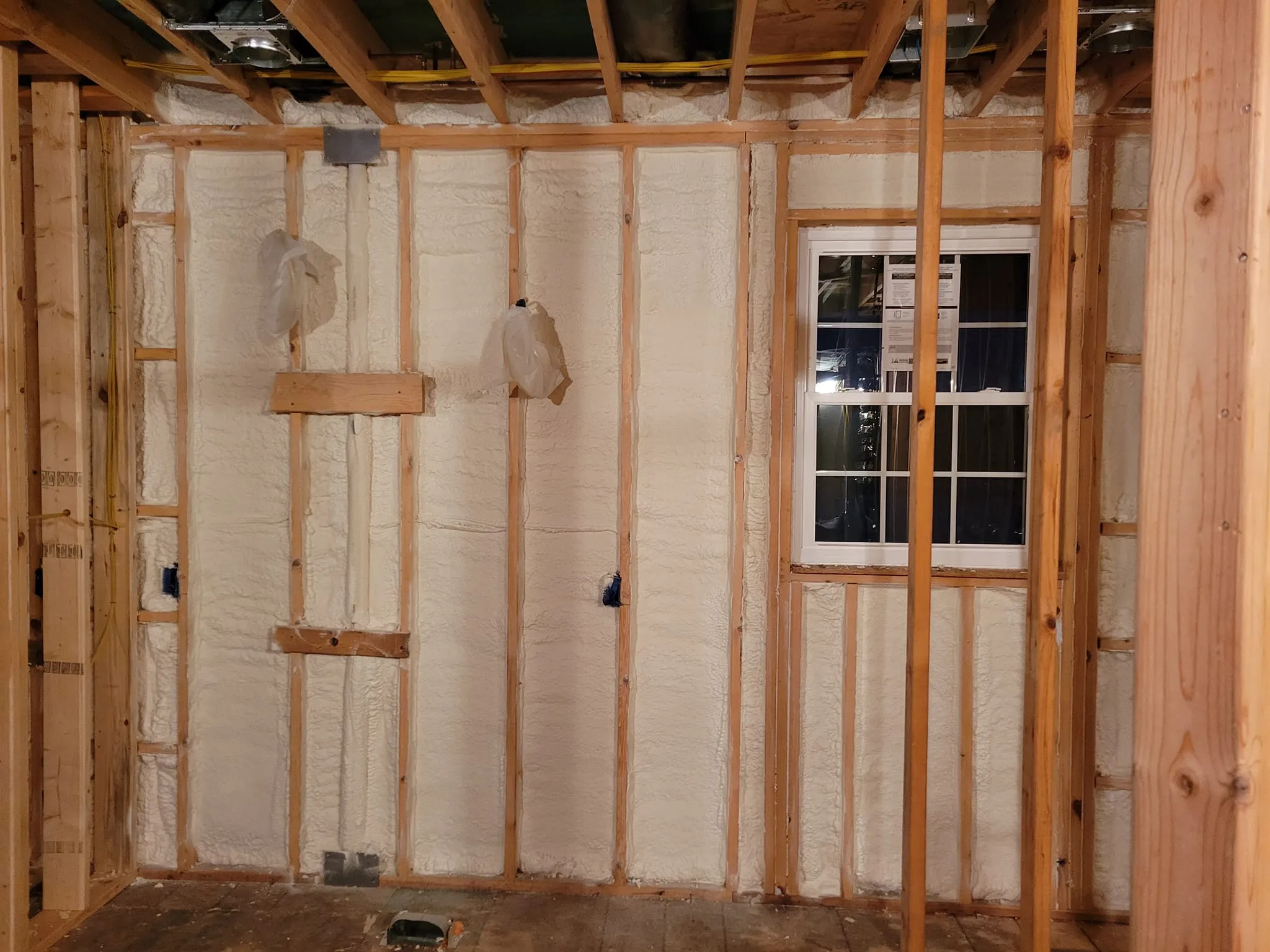 spray foam installation in shelby